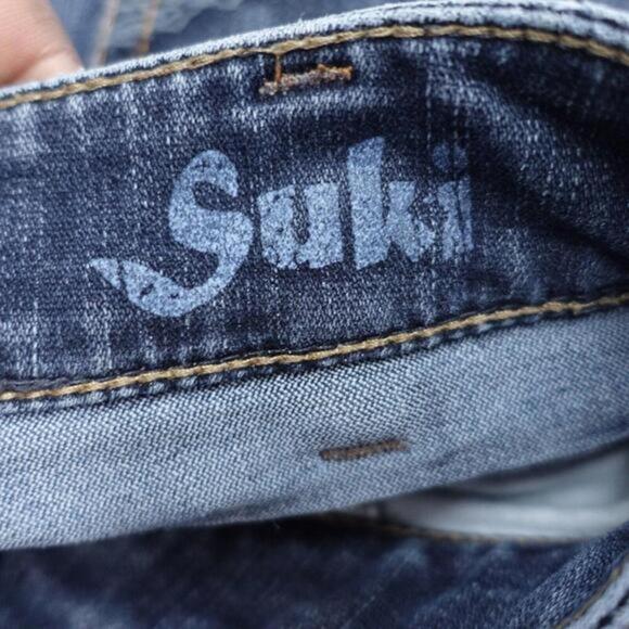 Silver Jeans Women's 30 Blue Denim 5-Pockets Suki Low-Rise‎ Slim Straight Leg - Picture 5 of 9